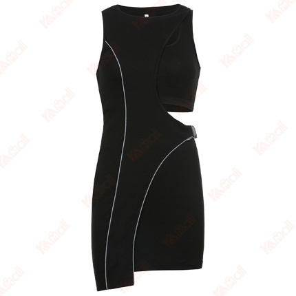 women basic show waist dresses